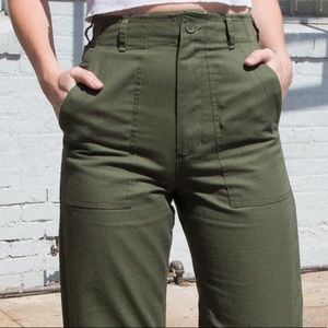 Brandy Melville Green Cargo Pants